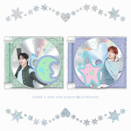 (PRE-ORDER 2026-10-15) FLARE U (플레어 유) - 2nd Mini Album [LOVEHOOD] Jewel Case Version (2 Versions) Random 1ea