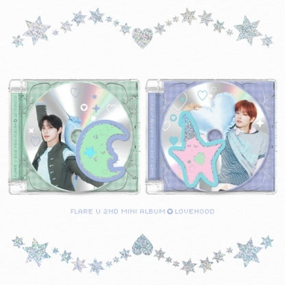 (PRE-ORDER 2026-10-15) FLARE U (플레어 유) - 2nd Mini Album [LOVEHOOD] Jewel Case Version (2 Versions) Random 1ea