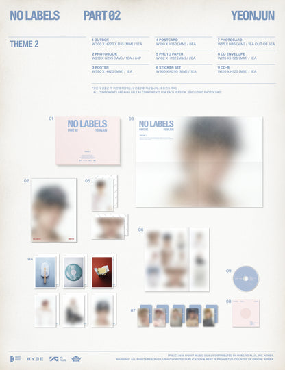 YEONJUN (TXT) - [NO LABELS: PART 02](3 Versions)