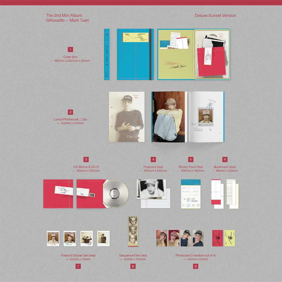(PRE-ORDER 2025-11-07) Mark Tuan (GOT7) - [Silhouette] Deluxe Version (2 Versions)