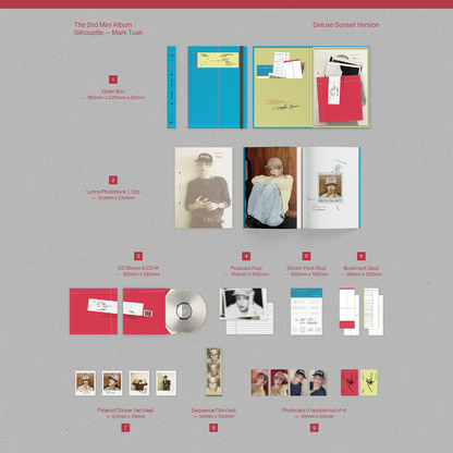 (PRE-ORDER 2025-11-07) Mark Tuan (GOT7) - [Silhouette] Deluxe Version (2 Versions)