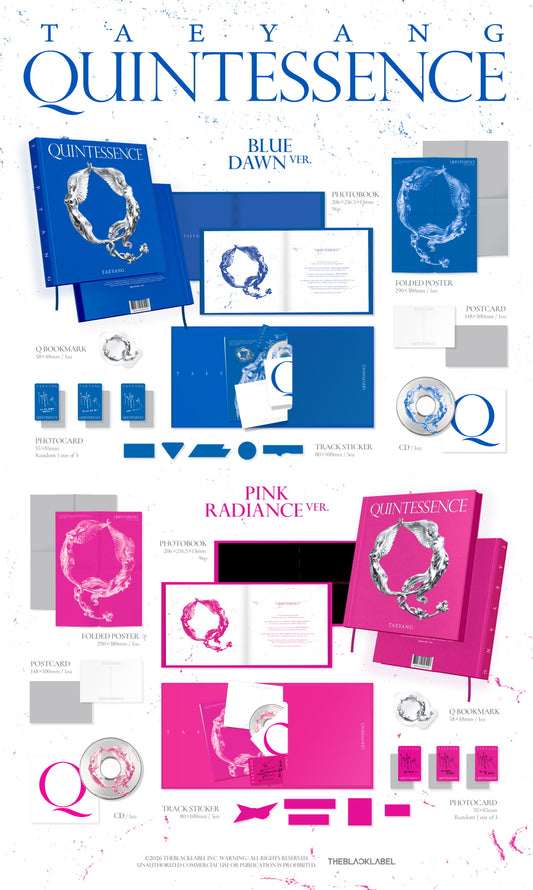 (PRE-ORDER 2026-05-18) Taeyang (BigBang) - [QUINTESSENCE] (2 Versions) Set