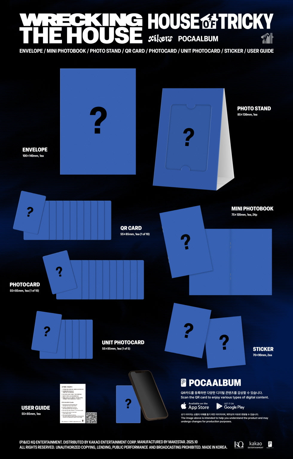 (PRE-ORDER 2025-10-31) Xikers - 6th Mini Album [HOUSE OF TRICKY : WRECKING THE HOUSE] POCAALBUM Version