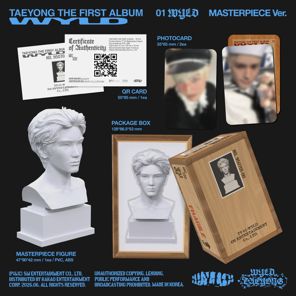 TAEYONG (NCT) - 1st Album [WYLD] Masterpiece Version (Limited Version)