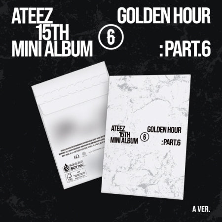 (PRE-ORDER 2026-11-13) ATEEZ - 15th Mini Album [GOLDEN HOUR : Part.6] POCAALBUM Version (3 Versions) Random 1ea (🎁POB Included - Pre-order only)