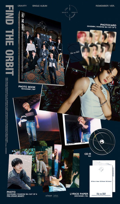 Cravity - Single Album Find The Orbit Remember Version