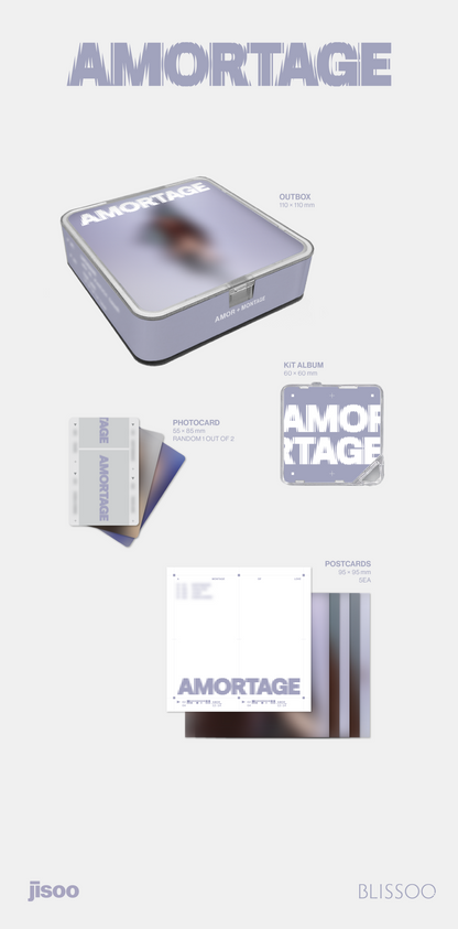JISOO (BLACKPINK) - Mini Album AMORTAGE App Version.