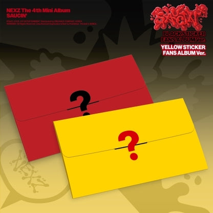 (PRE-ORDER 2026-08-24) NEXZ - 4th Mini Album [SAUCIN'] STICKER FANS ALBUM Version (2 Versions) Random 1ea