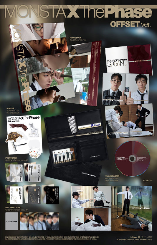 (PRE-ORDER 2026-09-04) MONSTA X 몬스타엑스 - EP Album [The Phase] (4 Versions)