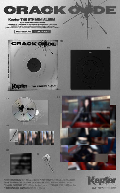 (PRE-ORDER 2026-04-01) Kep1er - 8th Mini Album [CRACK CODE](2 Versions) Set