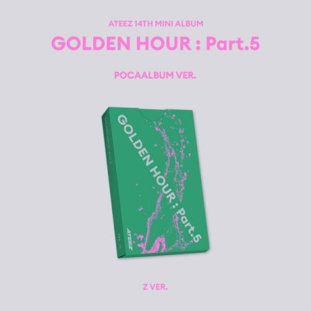 (PRE-ORDER 2026-06-26) ATEEZ - 14th Mini Album [GOLDEN HOUR : Part.5] POCAALBUM Version (3 Versions) Random 1ea
