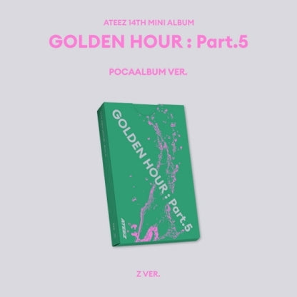 (PRE-ORDER 2026-06-26) ATEEZ - 14th Mini Album [GOLDEN HOUR : Part.5] POCAALBUM Version (3 Versions) Random 1ea