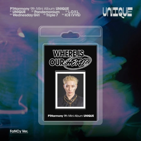 (PRE-ORDER 2026-03-13) P1Harmony - 9th Mini Alum [UNIQUE] FaNCy Version (6 Versions) Random 1ea