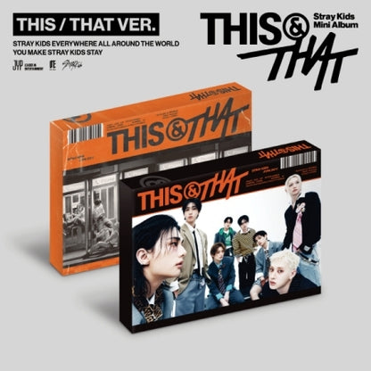 (PRE-ORDER 2026-08-07) Stray Kids - [THIS & THAT] Standard Version (2 Versions) Set (Withmuu or Musicplant POB Included - Pre-order only)