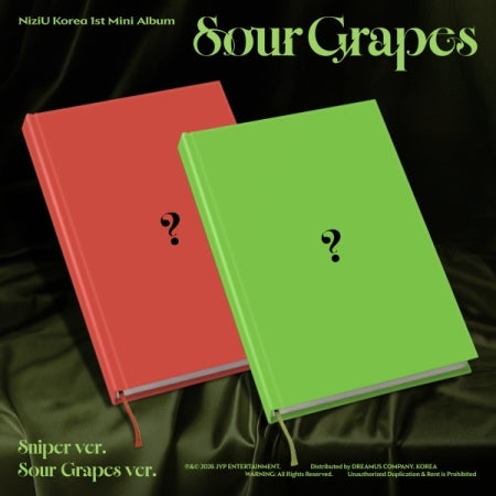 (PRE-ORDER 2026-09-28) NiziU 니쥬 - 1st Mini Album [Sour Grape] (2 Versions) Set