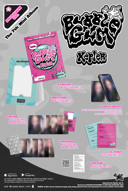 Kep1er - 7th Mini Album [BUBBLE GUM] POCAALBUM Version.