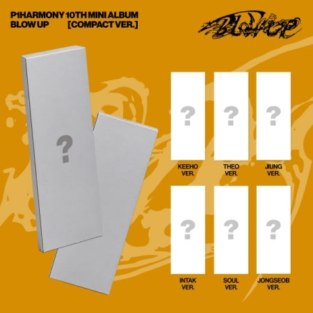 (PRE-ORDER 2026-11-06) P1Harmony - 10th Mini Alum [BLOW UP] Compact Version (6 Versions) Random 1ea