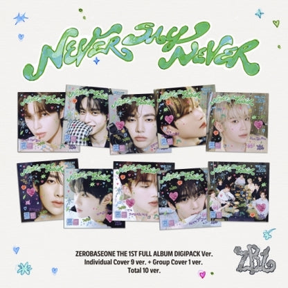 ZEROBASEONE - 1st Full Album [NEVER SAY NEVER] Digipack Version (10 Versions).