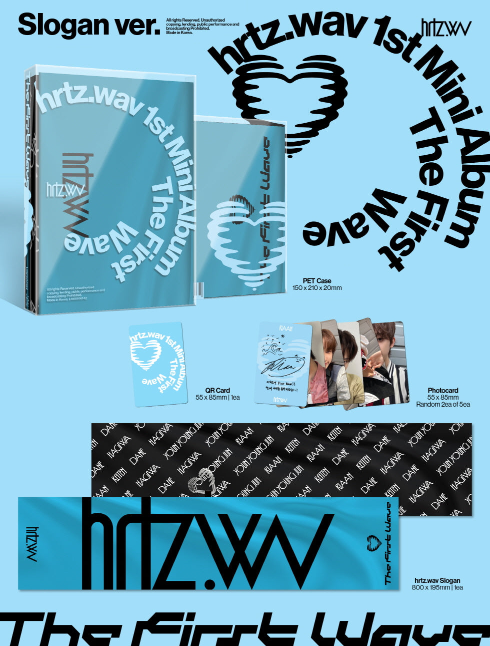 hrtz.wav - 1st Mini Album [The First Wave] Slogan Version (Limited Version).