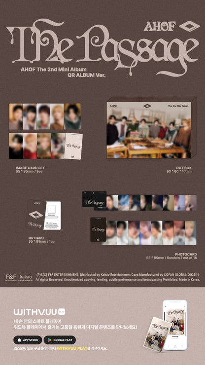 AHOF - 2nd Mini Album [The Passage] QR ALBUM Version.