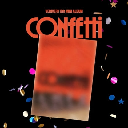(PRE-ORDER 2026-09-07) VERIVERY 베리베리 - 8th Mini Album [CONFETTI] Photobook Version [K-Towns Exclusive Signed Album + Official Photocard Set]