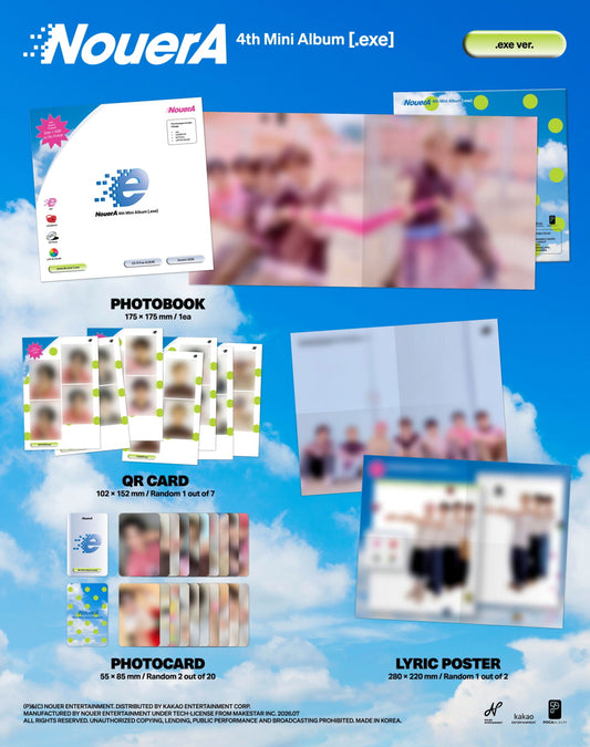 (PRE-ORDER 2026-07-28) NouerA 누에라 - 4th Mini Album [.exe] .exe Version