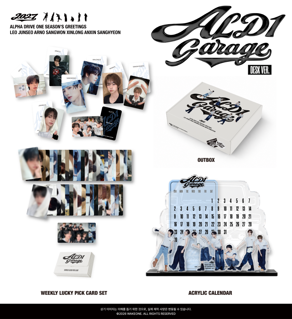(PRE-ORDER 2026-12-18) ALPHA DRIVE ONE - 2027 Season's Greetings [ALD1 GARAGE (DESK VER)]