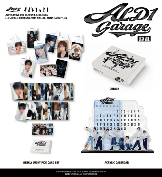 (PRE-ORDER 2026-12-18) ALPHA DRIVE ONE - 2027 Season's Greetings [ALD1 GARAGE (DESK VER)]