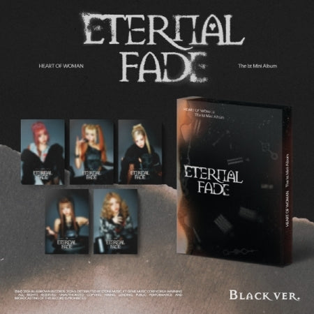 (PRE-ORDER 2026-11-06) HEART OF WOMAN 하트오브우먼 - 1st Mini Album [ETERNAL FADE](2 Versions)