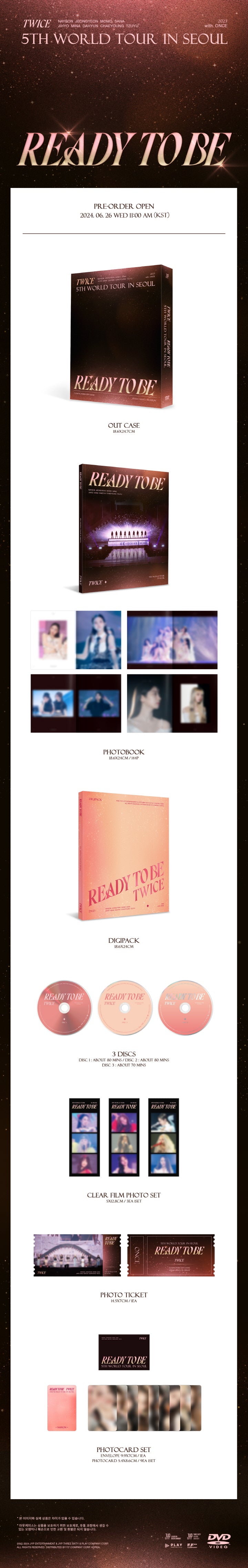 TWICE 5th World Tour in Seoul Ready To Be DVD Version