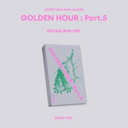 (PRE-ORDER 2026-06-26) ATEEZ - 14th Mini Album [GOLDEN HOUR : Part.5] POCAALBUM Version (3 Versions) Random 1ea