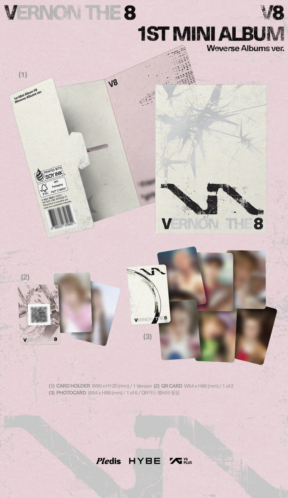 V8(VERNON THE8)(Seventeen) - 1st Mini Album [V8] Weverse Albums