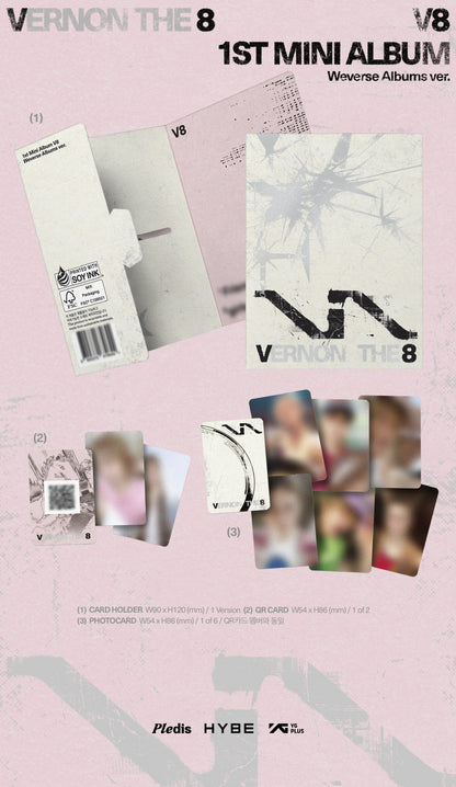 (PRE-ORDER 2026-06-29) V8(VERNON THE8)(Seventeen) - 1st Mini Album [V8] Weverse Albums Version