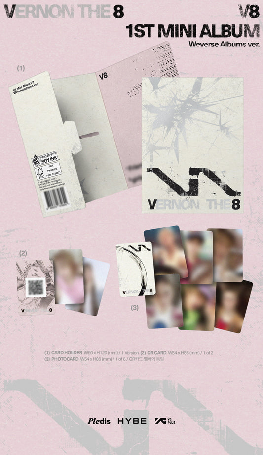 (PRE-ORDER 2026-06-29) V8(VERNON THE8)(Seventeen) - 1st Mini Album [V8] Weverse Albums Version
