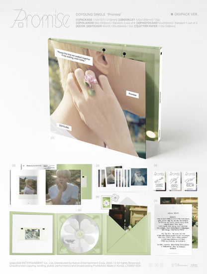 Doyoung (NCT) - Single Album [Promise] Digipack Version.