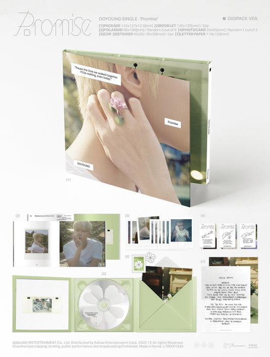 Doyoung (NCT) - Single Album [Promise] Digipack Version.