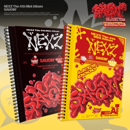 (PRE-ORDER 2026-08-24) NEXZ - 4th Mini Album [SAUCIN'] (2 Versions) Set