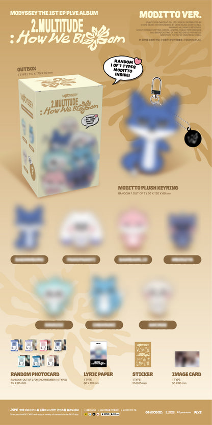 (PRE-ORDER 2026-10-13) MODYSSEY 모디세이 - [2.Multitude: How we Bloom] MODITTO Versions Random 1ea