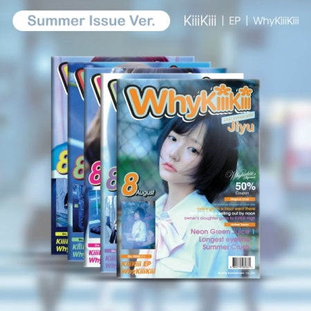(PRE-ORDER 2026-08-11) KiiiKiii - EP Album [WhyKIiiKiii] SUMMER ISSUE Version