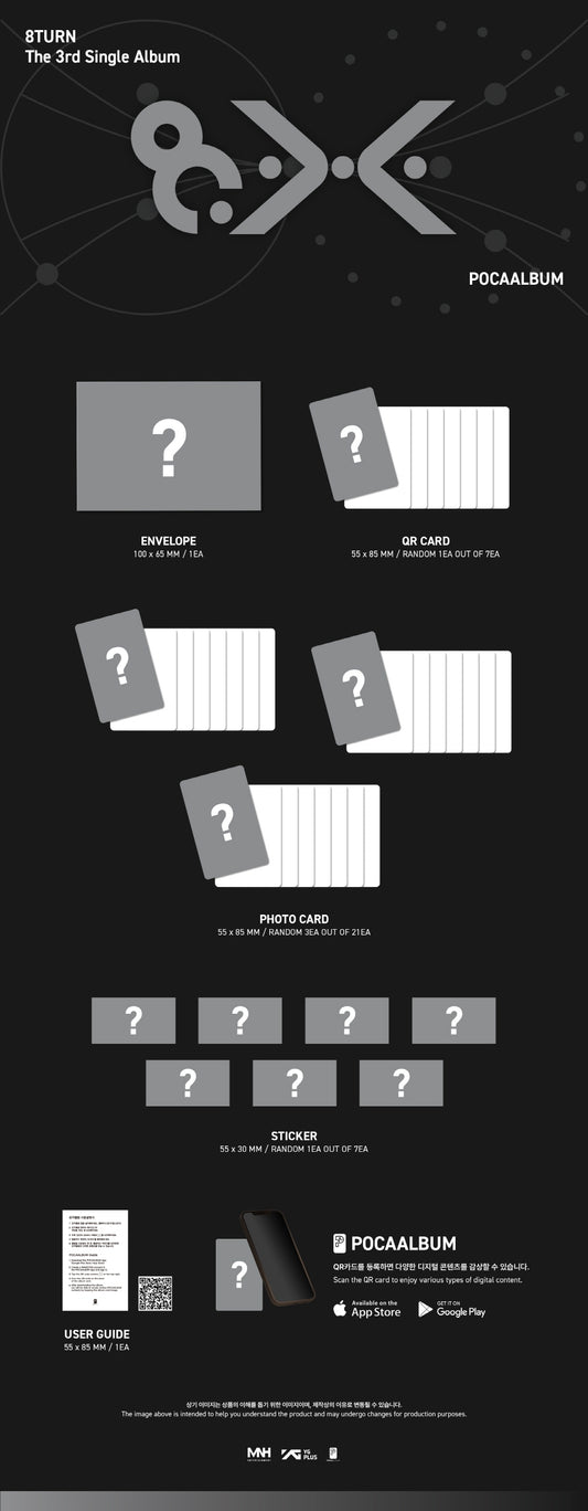 (PRE-ORDER 2026-07-21) 8TURN - 3rd Single Album [8.X] POCAALBUM Version