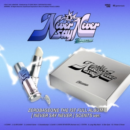 (PRE-ORDER 2025-09-02) ZEROBASEONE - 1st Full Album [NEVER SAY NEVER] Scents Version (9 Versions) Random 1ea
