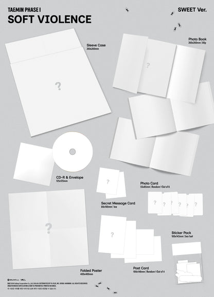 (PRE-ORDER 2026-08-31) TAEMIN (SHINee) - [PHASE I : Soft Violence] Photobook Version (2 Versions) Set (POB Included - pre-order only)