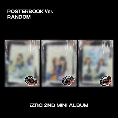 (PRE-ORDER 2025-10-01) izna - 2nd Mini Album [Not Just Pretty] Posterbook Version (3 Versions) Random 1ea.