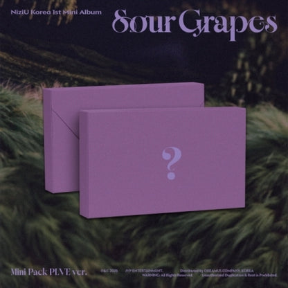 (PRE-ORDER 2026-09-28) NiziU 니쥬 - 1st Mini Album [Sour Grape] Mini Pack PLVE Version