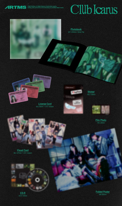 ARTMS - 1st Mini Album [Club Icarus] (2 Versions)