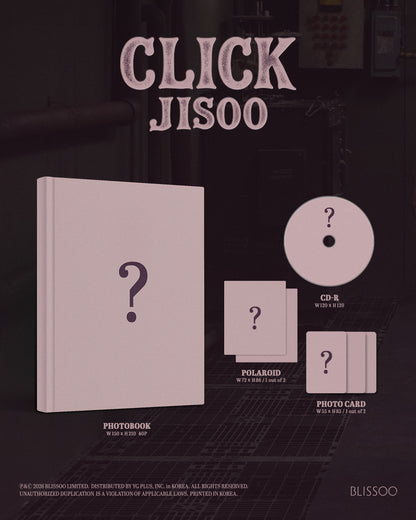 (PRE-ORDER 2026-09-04) JISOO 지수 (BLACKPINK) - Single Album [CLICK] PHOTOBOOK Version