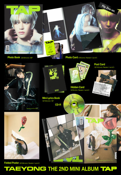 TAEYONG 2nd Mini Album Tap Flip Zine Version.