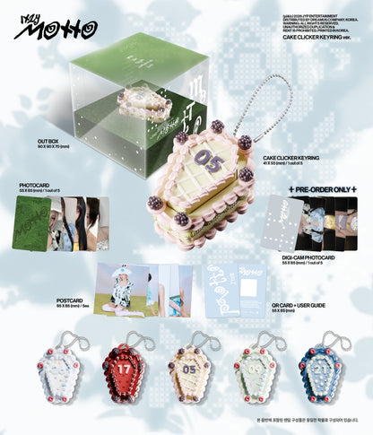 ITZY - [MOTTO] Cake Clicker Keyring Version (POB Photocard Included)