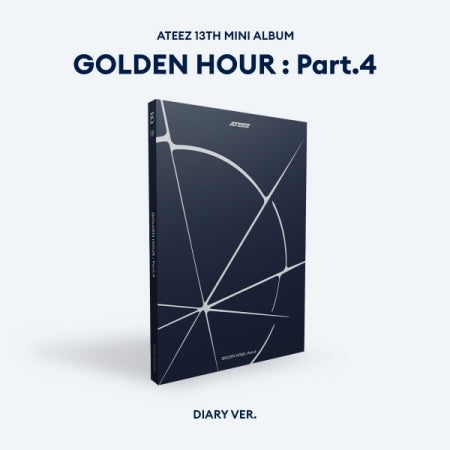 ATEEZ - 13th Mini Album [GOLDEN HOUR : Part.4] Standard Version (3 Versions)(POB Option available)