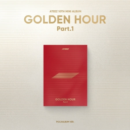ATEEZ - 10th Mini Album GOLDEN HOUR Part. 1 Pocaalbum Version.